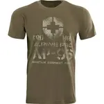 ALPINE PRO MERES Pánske tričko, tmavo zelená, veľkosť