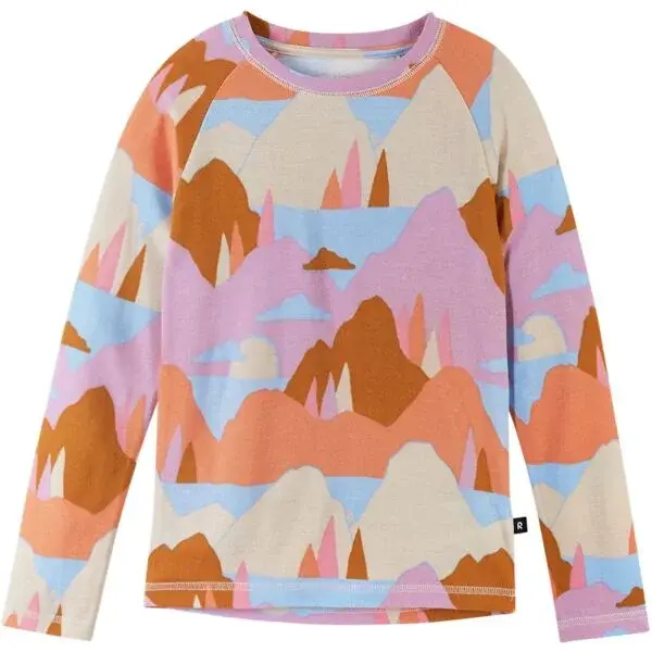 REIMA VIISAS Detské tričko s dlhým rukávom, mix, veľkosť