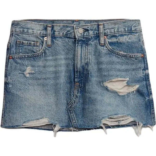 GAP DST DNM Dámska sukňa, modrá, veľkosť