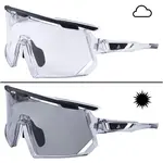 Laceto AURORA Fotochromatické športové slnečné okuliare, sivá, veľkosť