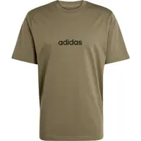 adidas LINEAR SJ TEE Pánske tričko, khaki, veľkosť
