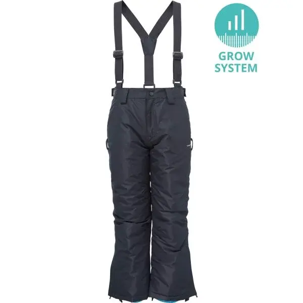LOAP CUAL GROW SYSTEM Rastúce detské lyžiarske nohavice, tmavo modrá, veľkosť 122-128