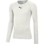 Puma LIGA BASELAYER TEE LS Pánske funkčné tričko, biela, veľkosť