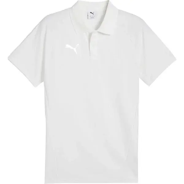 Puma TEAMEVOSTRIPE POLO Pánske polo tričko, biela, veľkosť XXXL