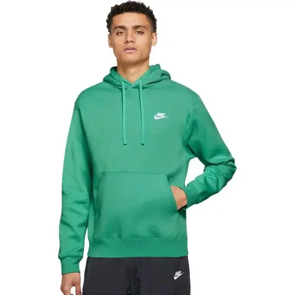 Nike SPORTSWEAR CLUB FLEECE Pánska mikina, zelená, veľkosť XXXL