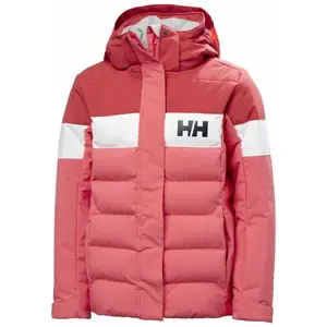 Helly Hansen JR DIAMOND JACKET Dievčenská lyžiarska bunda, ružová, veľkosť 10Y