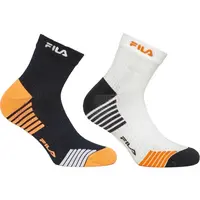 Fila QUARTER HALF TERRY Unisex ponožky, čierna, veľkosť 35-38