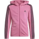 adidas ESSENTIALS 3-STRIPES FULLZIP HOODIE Dievčenská mikina, ružová, veľkosť