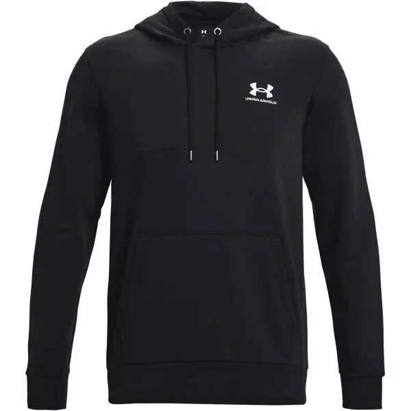 Under Armour ESSENTIAL Pánska mikina, čierna, veľkosť S