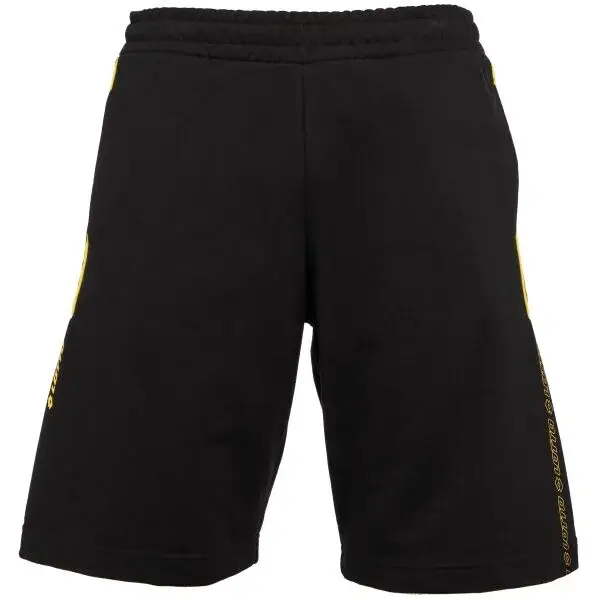 Lotto LOGO DUE BERMUDA Pánske bermudy, čierna, veľkosť