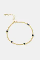 Náramok zo striebra pozlátený 18k zlatom Answear.LAB