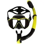 FINNSUB TRITON SET ADULT Potápačský set, žltá, veľkosť