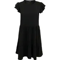 ALPINE PRO OZERA Dámske šaty, čierna, veľkosť