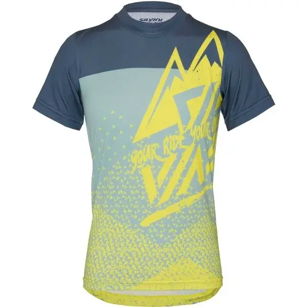 SILVINI DENNÍ Dievčenský cyklistický dres, žltá, veľkosť 158-164