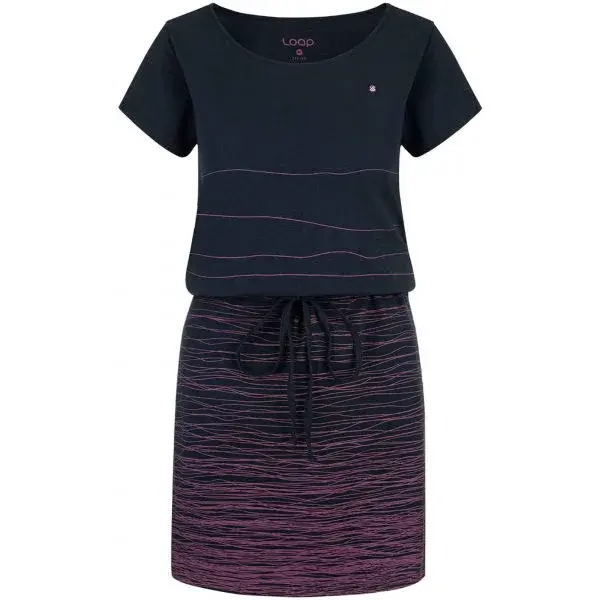 LOAP BLIER Dámske šaty, tmavo modrá, veľkosť