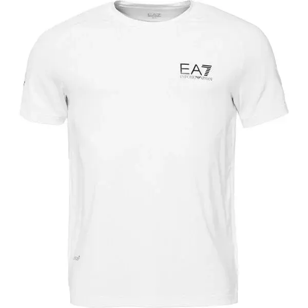 EA7 TENNIS DYNAMIC ATHLETE Pánske tričko, biela, veľkosť