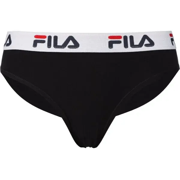 Fila WOMAN BRAZILIAN PANTIES Dámske nohavičky, čierna, veľkosť