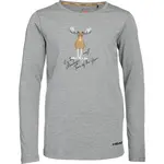 Head KRUMEL Detské tričko s dlhým rukávom, sivá, veľkosť 116-122