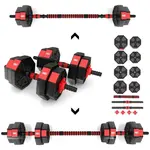 HMS SGC15 Nakladanie obojručné a jednoručné činky, čierna, veľkosť 15 KG