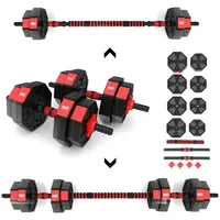 HMS SGC15 Nakladanie obojručné a jednoručné činky, čierna, veľkosť 15 KG