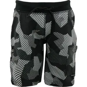 ALPINE PRO IMEDO Chlapčenské šortky, čierna, veľkosť 104-110