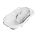 TEGA KOMFORT 2v1 Detská anatomická vanička s odtokom, sivá, veľkosť