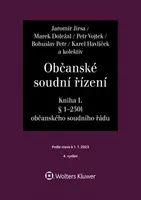 Občanské soudní řízení Kniha I - Karel Havlíček, Petr Vojtek, Jaromír Jirsa, Bohuslav Petr, Marek Doležal