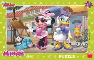 Puzzle Minnie na Montmartru 15 dílků deskové - Walt Disney