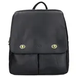 Elegantní dámský kožený batoh Katana Petra - černá