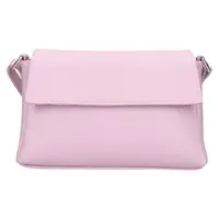 Dámská kožená crossbody kabelka Italia Darina - světle fialová