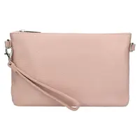 Dámské kožené plesové psaníčko Italia Tea - světle růžová