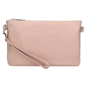 Dámské kožené plesové psaníčko Italia Tea - světle růžová