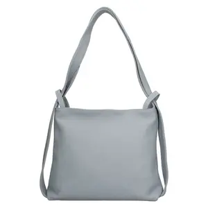 Dámska kožená batôžko-kabelka Italia Maria - svetlo modrá