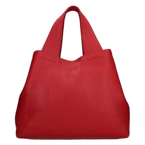 Dámska kožená kabelka Facebag Sofi - červená