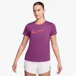 Nike One Womens Dri-FIT Short-Sleeve Graphic Running Top S