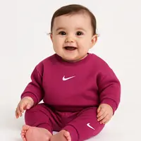 Nike kids essential fleece crew set 6m