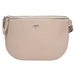 Dámska kožená ľadvinka Lagen Celesta - béžová