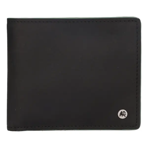 Kožená pánska peňaženka Lerros Oliver - čierna