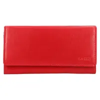 Dámska kožená peňaženka Lagen Rastes - červená