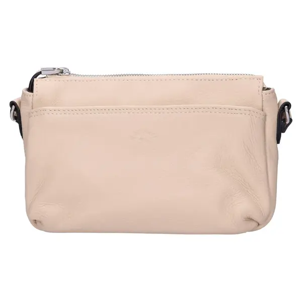 Kožená dámska crosbody kabelka Katana Alles - béžová