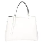 Dámska kožená kabelka Italia Gabby - biela