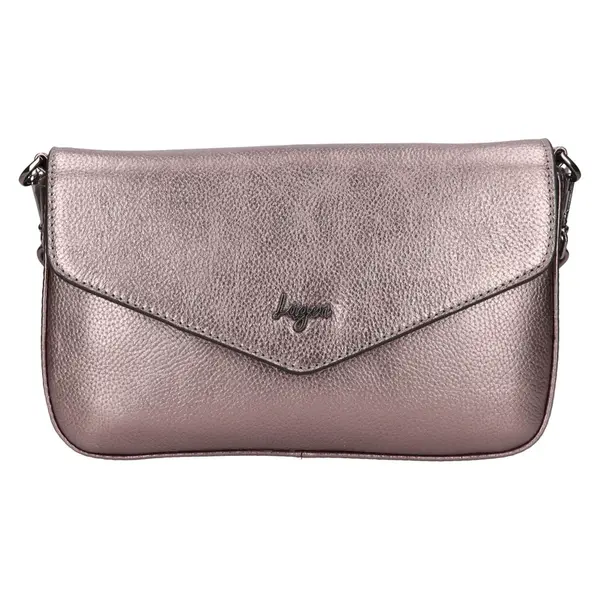 Dámska kožená crossbody kabelka Lagen Rikke - bronzová