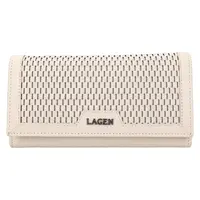 Dámska kožená peňaženka Lagen Rastaf - svetlo béžová