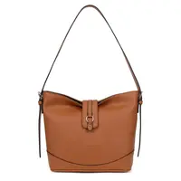 Dámska kabelka cez rameno Hexagona Faustine - hnedá