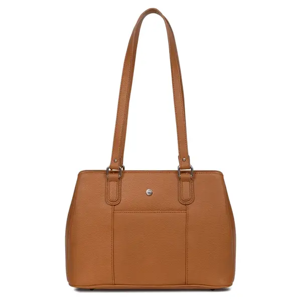 Dámska elegantná kabelka Hexagona Kalana - hnedá