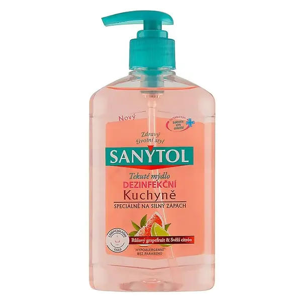 SANYTOL Antibakteriální mýdlo do kuchyně 250 ml