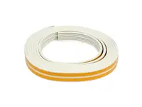 Těsnění do oken a dveří samolepící 9x4mm TYP E bílé 6m