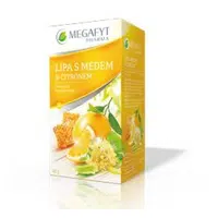 MEGAFYT Ovocný čaj s lípou, příchutí medu a citrónu 20 x 2 g