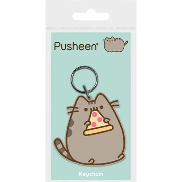 Klíčenka gumová, Pusheen (pizza)
