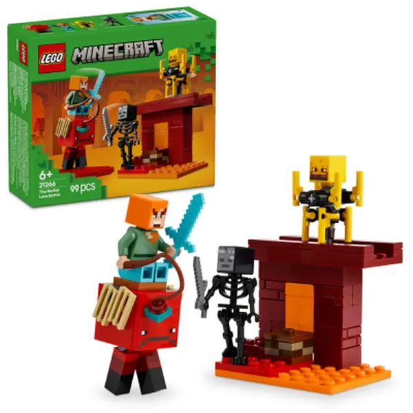LEGO® Minecraft® 21266 Lávová bitva v Netheru